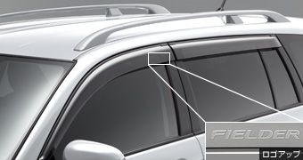 トヨタ純正　サイドバイザー [ＲＶワイドタイプ]　フィールダー 160系の通販は