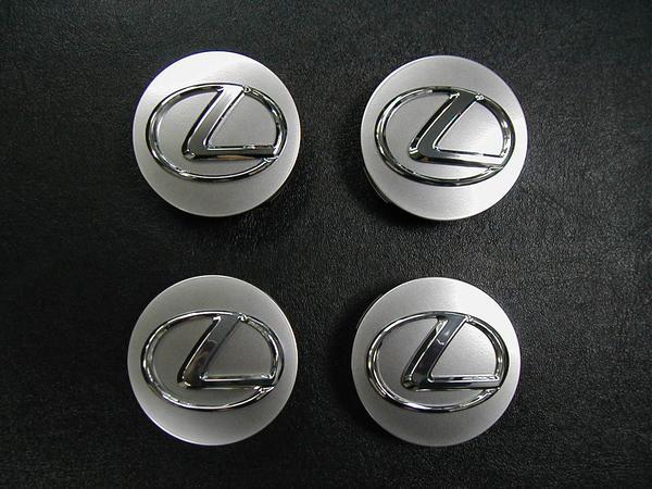 他車流用に レクサス純正 センターキャップ [光沢アルミ調・4枚