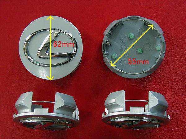 他車流用に レクサス純正 センターキャップ [アルミ調・4枚セット