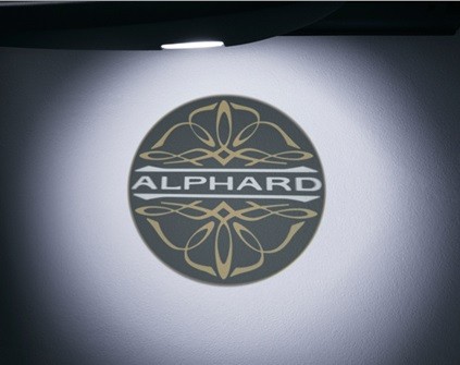 トヨタ純正　プロジェクションカーテシイルミ　アルファード 30系後期の通販は