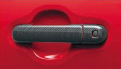 スズキ MR31S/MR41S ハスラー カーボン調 インナードアハンドル左右 メーカー不明 スズキ ハスラー（MR31S⁄MR41S）カーボン調 ルーフ