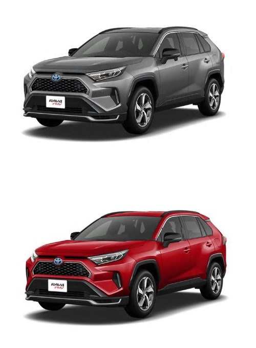 スポーティ全開♪ カーボン ルック ドアミラー カバー トヨタ RAV4 PHV 50 系 AXAP54 G GZ ブラックトーン