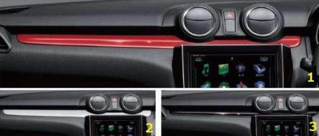 スズキ純正　インパネガーニッシュ　スイフト/スイフトスポーツ ZC33S・ZC43S・ZC53S・ZD53S・ZC83S・ZD83S