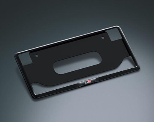 トヨタ純正　ナンバーフレーム・GRブラック ［フロント&リヤ2枚セット］