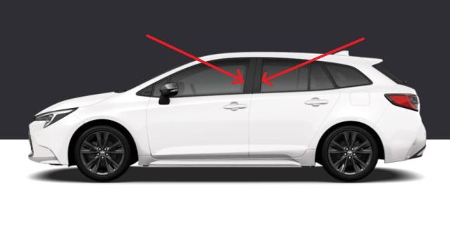 ばやひろ　　ピラーガーニッシュ　Cピラー　トヨタ純正　070　希少 ばやひろ ピラーガーニッシュ Cピラー トヨタ純正 070 希少 ばやひろ