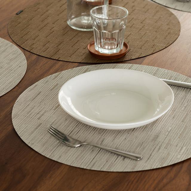 Chilewich Bamboo チルウィッチ バンブー 丸 ランチョンマット Chilewich Bamboo チルウィッチ バンブー 丸 ランチョンマット