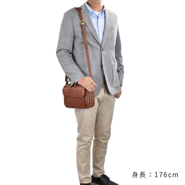 ラガード 青木鞄 レザーショルダーバッグ メンズ ［NEVADA No.5076］ : [ラガード] 青木鞄 2wayミニショルダーバッグ メンズ 革