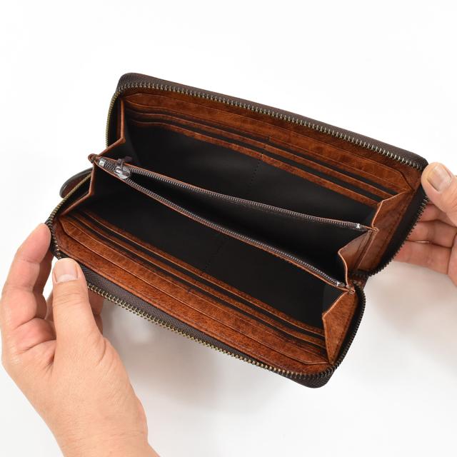 青木鞄 長財布 財布 メンズ ラガード ラウンドファスナー Lugard G3 本革 牛革 革 レザー 小銭入れあり ウォレット ロングウォレット メンズ財布 ギフト プレゼント 彼氏 おしゃれ 誕生日プレゼント 男性 ブランド 大容量 薄い 5210_5