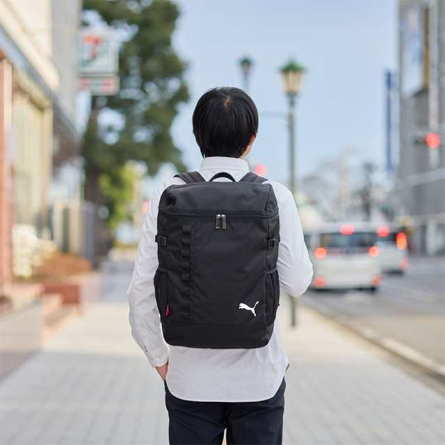 PUMA プーマ リュック 30L 通学 大容量 ボックス型 リュックサック バックパック 高校生 中学生 B4 A4 男子 メンズ スクールリュック  通