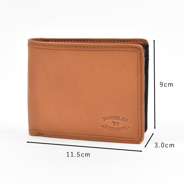 DOUBLES ダブルス 財布 二つ折り メンズ レディース 二つ折り財布 本革