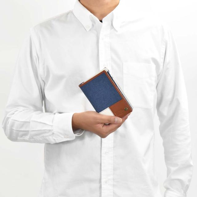 牛革 moustache 財布 ミドルウォレット 二つ折り DUQ 4239 MOUSTACHE
