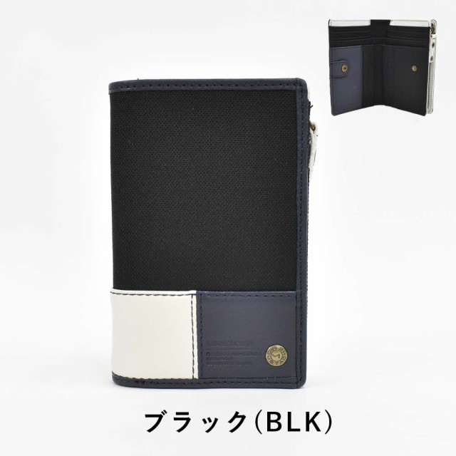 MOUSTACHE 財布 メンズ 二つ折り 革 ブランド 二つ折り財布 小銭