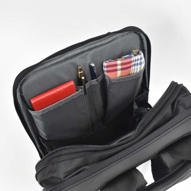 moustache on time ビジネスリュック A4 薄型 容量拡張 ムスタッシュオンタイム ビジネスバッグ リュック リュックサック バックパック バッグ バック ビジネス 通勤 通勤リュック 薄い 薄マチ 人気 ブランド カジュアル JNO-2820_10