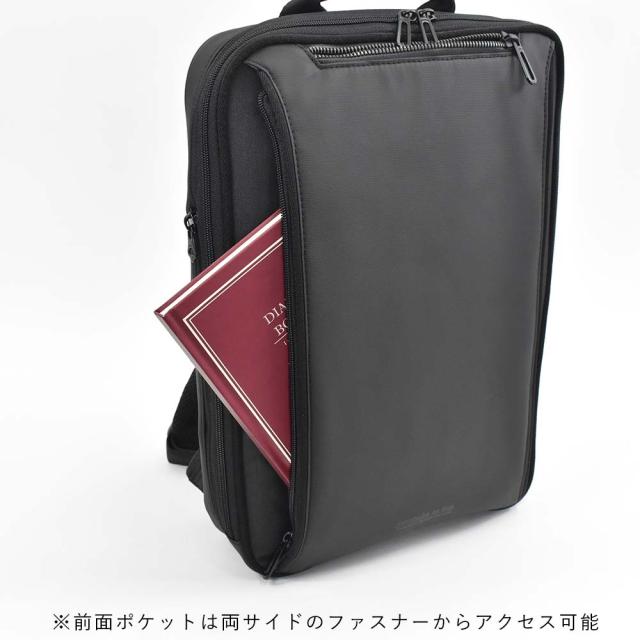 moustache on time ビジネスリュック A4 薄型 容量拡張 ムスタッシュオンタイム ビジネスバッグ リュック リュックサック バックパック バッグ バック ビジネス 通勤 通勤リュック 薄い 薄マチ 人気 ブランド カジュアル JNO-2820_6