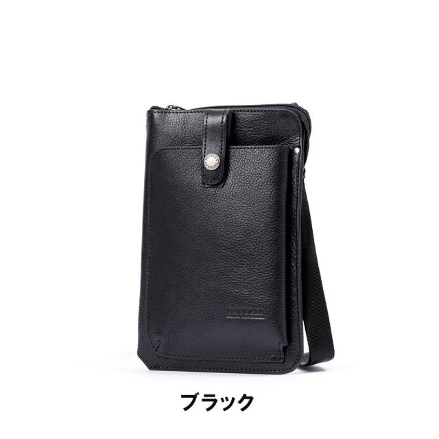 スマホショルダー ショルダーポーチ 本革 ショルダーバッグ DOUBLES