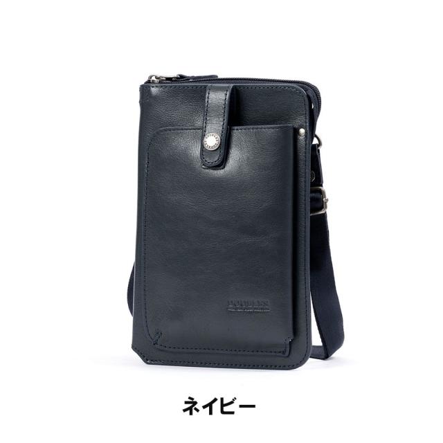 スマホショルダー ショルダーポーチ 本革 ショルダーバッグ DOUBLES