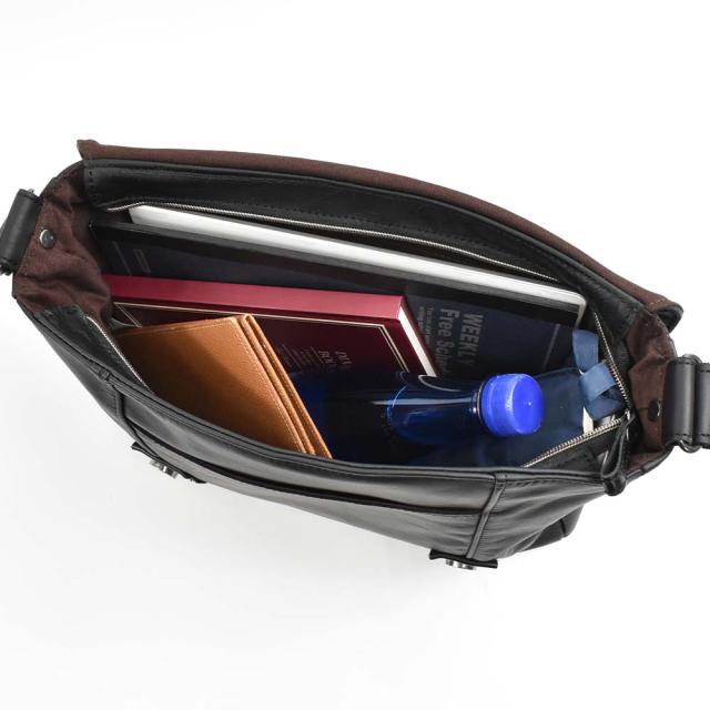 DOUBLES ダブルス ショルダーバッグ 本革 A4 レザー メンズ レディース ショルダーバック 斜め掛けバッグ 斜めがけバッグ ショルダー 斜め掛け 斜めがけ 牛革 革 男性 誕生日プレゼント ブランド 肩掛けカバン VWE-1926_7