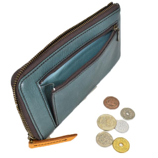 AXE アックス L字ファスナー 長財布メンズ 本革 革 レザー 財布 札入れ