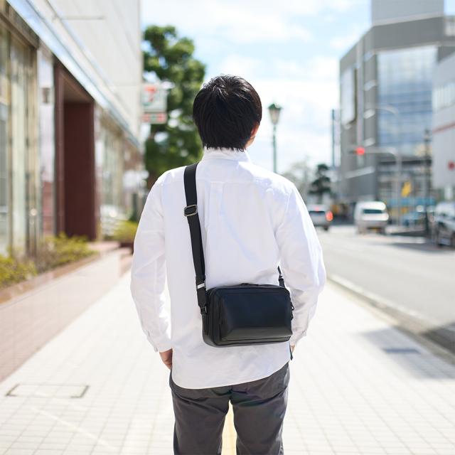 JOYA ショルダーバッグ 本革 メンズ ジョヤ 防水 横型 ショルダー