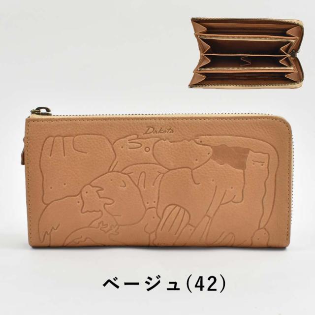 ダコタ Dakota 長財布 財布 レディース アニマーレ L字ファスナー
