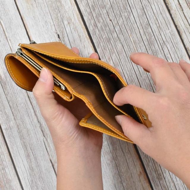 ダコタ Dakota 財布 二つ折り コラッジョ がま口 レディース 二つ折り財布 小銭入れ ファスナー がま口財布 本革 革 レザー 2つ折り 2つ折り財布 ブランド おしゃれ かわいい コンパクト 評判 人気 30941_6