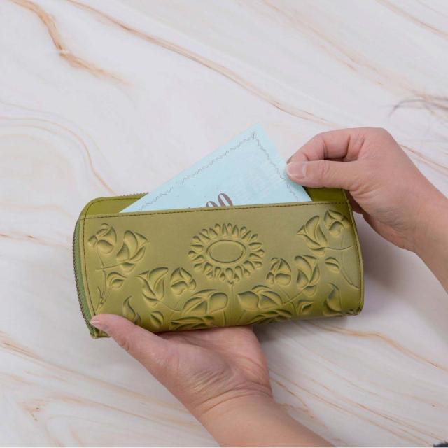 シビラ 財布 sybilla 長財布 L字ファスナー ソンブラ レディース