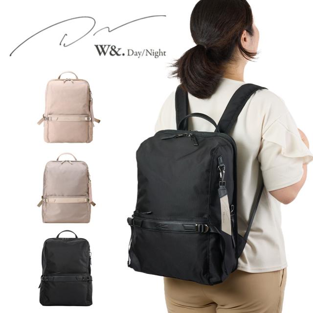 リュック レディース ビジネス W&.Day/Night リッカ A4サイズ 13.3インチPC収納 ビジネスリュック 通勤 エース ビジネスバッグ バッグ きれいめ ブランド 軽量 軽い おしゃれ 女性 ダブルアンドデイナイト 11712