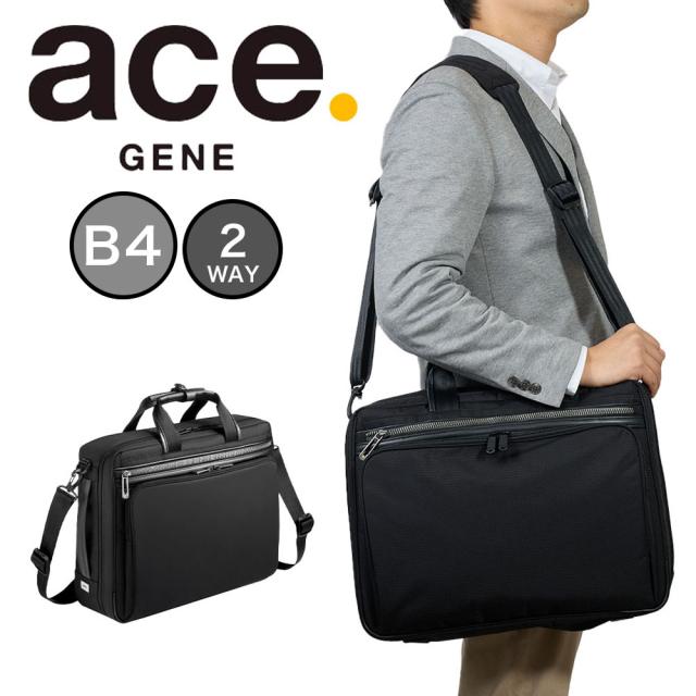エース ビジネスバッグ メンズ B4 ace.GENE エースジーン フレックスライトフィット ブリーフケース バッグ 通勤鞄 通勤バッグ 通勤 軽い 軽量 aceGENE 男性 大容量 大きめ ブランド 54558の通販は