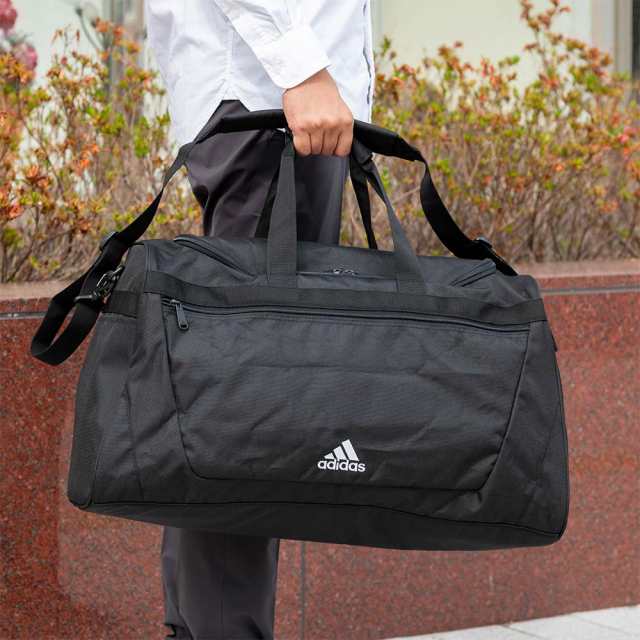 adidas アディダス ボストンバック ブラック - 旅行かばん