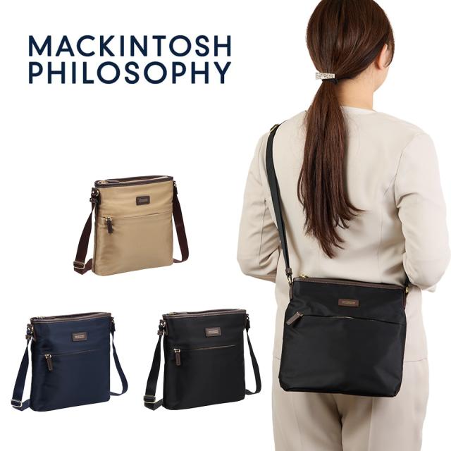 マッキントッシュ フィロソフィー ショルダーバッグ アメリア2 ショルダー タテ型 レディース MACKINTOSH PHILOSOPHY 撥水 斜めがけ ななめがけ 旅行 ブランド おしゃれ 軽い 観光 きれいめ スリム コンパクト 68091
