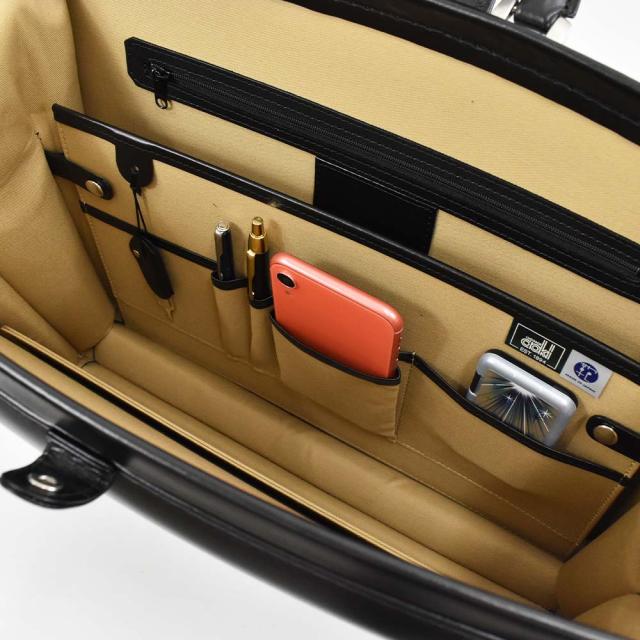 青木鞄 ダレスバッグ 本革 メンズ ジーニアス A4 日本製 Luggage Aoki 1894 Genius 2Way 鍵付き ダレスバック ショルダーバッグ 牛革 革 A4サイズ シンプル AOKI おしゃれ 金具 大容量 ギフト プレゼント お祝い 2558_7
