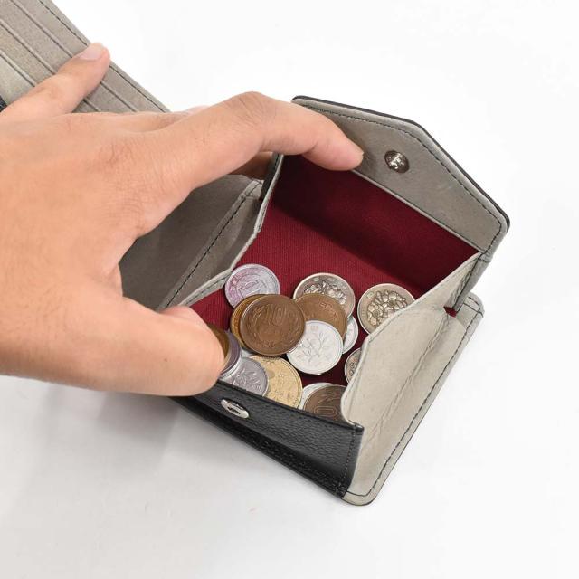 財布 二つ折り 本革 メンズ レディース la GALLERIA ラ・ガレリア