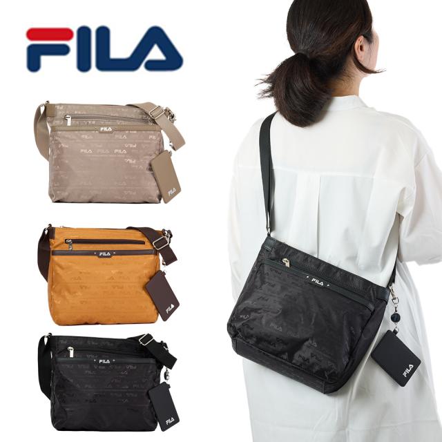 フィラ ショルダーバッグ FILA レディース スクエア バッグ 軽量 多収納 人気 斜めがけ ブランド 小さめ マザーズバッグ ファスナー付き おしゃれ かわいい 大人 30代 40代 50代 7691の通販は 5,322円