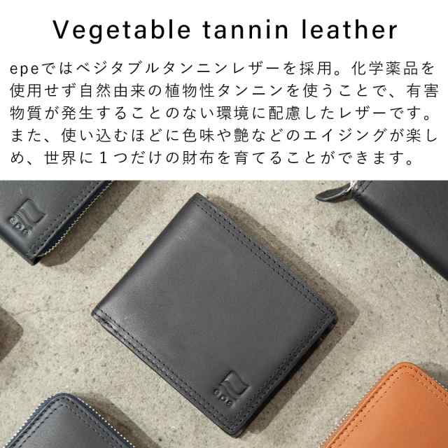 本革 レザー ミニ財布 二つ折り コインケース ショートウォレット1 - 小物