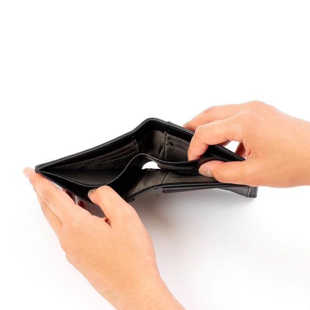 DOUBLES ダブルス 財布 二つ折り メンズ レディース 二つ折り財布 本革 革 レザー 2つ折り 2つ折り財布 ウォレット 彼氏 折りたたみ ギフト プレゼント 人気 ブランド 薄い KNJ-7731_2