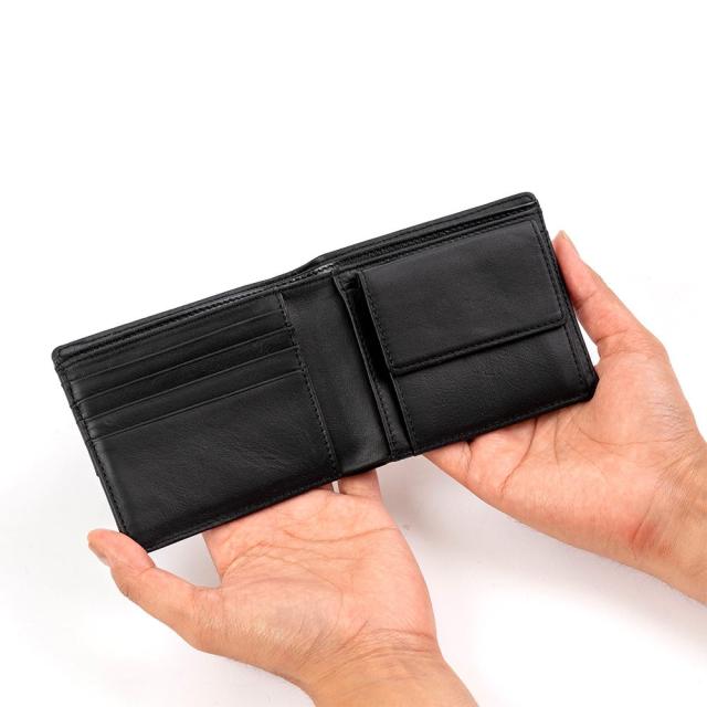 DOUBLES ダブルス 財布 二つ折り メンズ レディース 二つ折り財布 本革 革 レザー 2つ折り 2つ折り財布 ウォレット 彼氏 折りたたみ ギフト プレゼント 人気 ブランド 薄い KNJ-7731_3