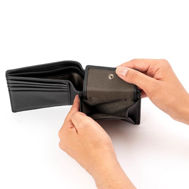 DOUBLES ダブルス 財布 二つ折り メンズ レディース 二つ折り財布 本革 革 レザー 2つ折り 2つ折り財布 ウォレット 彼氏 折りたたみ ギフト プレゼント 人気 ブランド 薄い KNJ-7731_4
