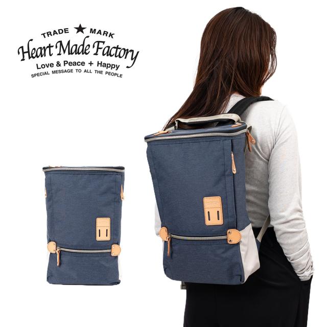 Heart Made Factory リュック レディース メンズ A4 ブランド リュックサック トート 肩掛け かわいい おしゃれ 軽量 人気 ファスナー付き おすすめ ハートメイドファクトリー HARVEST ハーヴェスト FY0956