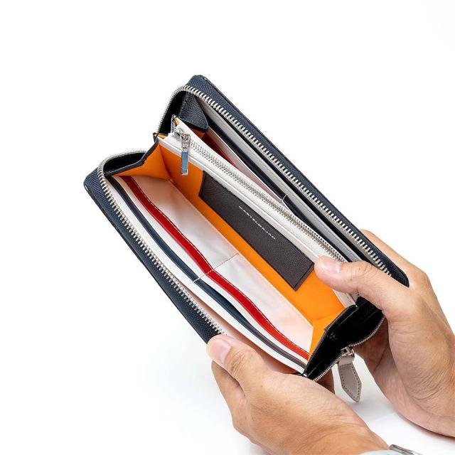 カステルバジャック 財布 長財布 ラウンドファスナー カルネ メンズ レディース CASTELBAJAC 本革 革 レザー ファスナー付き 32615_4