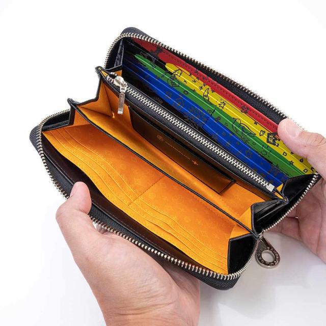 カステルバジャック 財布 長財布 ラウンドファスナー エリー メンズ