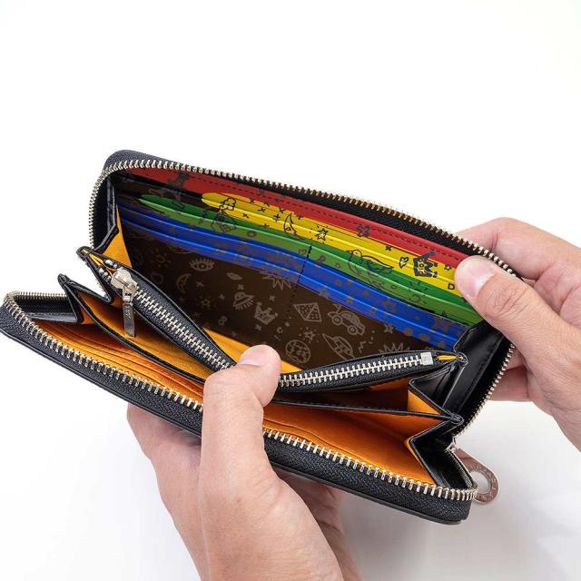 カステルバジャック 財布 長財布 ラウンドファスナー エリー メンズ