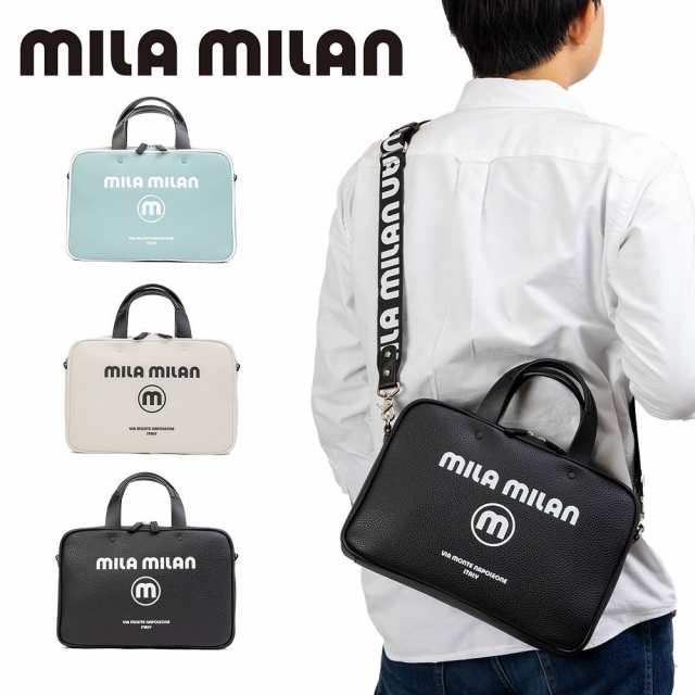 ミラ・ミラン ミニブリーフバッグ ショルダーバッグ 2WAY ハンドバッグ ミニトートバッグ ブランド メンズ レディース mila milan コルソ おしゃれ ミラミラン 人気 小さめ 小さい コンパクト 250504の通販は 12,705円