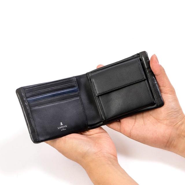 LANVIN en Bleu 二つ折り財布 ランバン オン ブルー マルセイユ