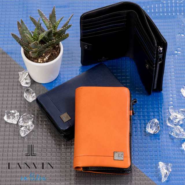 LANVIN en Bleu 二つ折り財布 ミドルウォレット ランバン オン ブルー