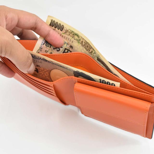 カステルバジャック 財布 二つ折り メンズ レディース マルセル CASTELBAJAC 二つ折り財布 本革 革 レザー 2つ折り 2つ折り財布 折りたたみ ミドルウォレット 人気 ブランド コンパクト 薄い シンプル おしゃれ 人気 61614_7