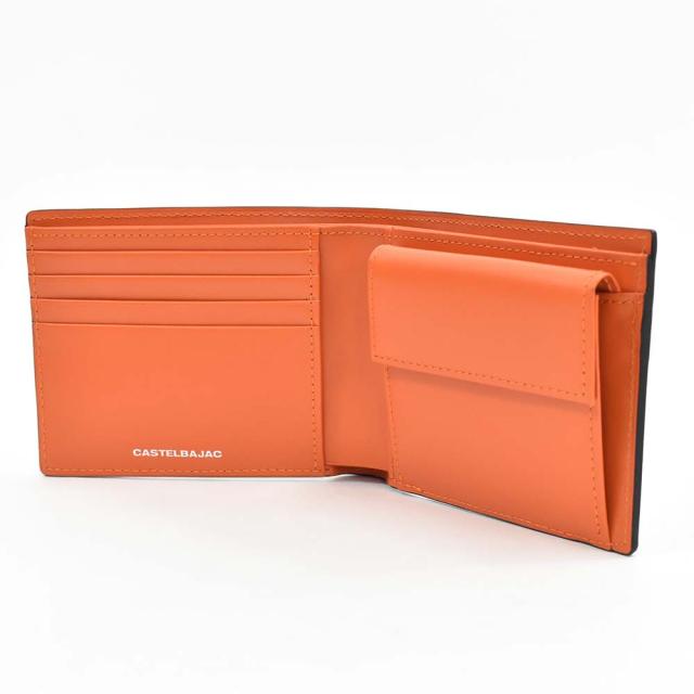 カステルバジャック 財布 二つ折り メンズ レディース マルセル CASTELBAJAC 二つ折り財布 本革 革 レザー 2つ折り 2つ折り財布 折りたたみ ミドルウォレット 人気 ブランド コンパクト 薄い シンプル おしゃれ 人気 61614_4