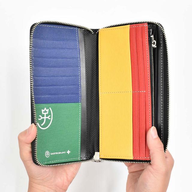カステルバジャック 財布 長財布 ラウンドファスナー メンズ レディース トルク CASTELBAJAC バジャック 本革 革 レザー 小銭入れ付き 小銭入れあり 札入れ 大容量 彼氏 ギフト プレゼント 人気 ブランド 096636_3
