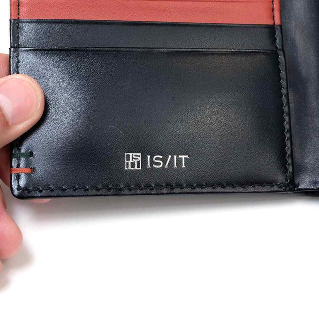 IS/IT 財布 二つ折り メンズ レディース イズイット ツール BOX型 小銭入れ 二つ折り財布 本革 2つ折り 2つ折り財布 折りたたみ ボックス型 人気 ブランド おしゃれ ISIT 979607_8