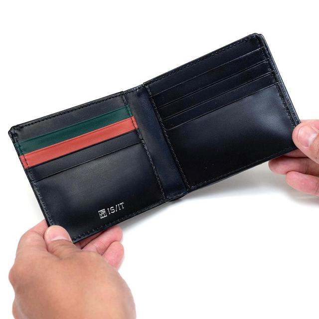 IS/IT 財布 二つ折り メンズ レディース イズイット ツール BOX型 小銭入れ 二つ折り財布 本革 2つ折り 2つ折り財布 折りたたみ ボックス型 人気 ブランド おしゃれ ISIT 979607_4