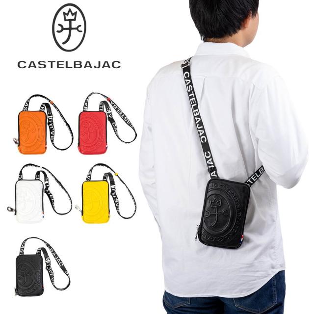 カステルバジャック スマホショルダー スマホポーチ バッグ ショルダーバッグ ポルテ CASTELBAJAC メンズ レディース 財布 ショルダー スマホショルダーバッグ ブランド 小さめ 薄い 41101の通販は
